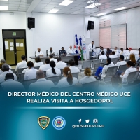 DIRECTOR MÉDICO DEL CENTRO MÉDICO UCE REALIZA VISITA A HOSGEDOPOL, SANTO DOMINGO D.N.